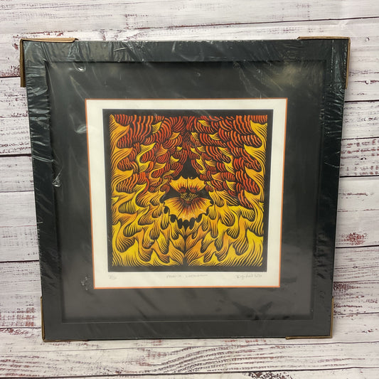 Roger Peet "Phoenix Nasturtium" Print Signed Framed 7/50 Artwork