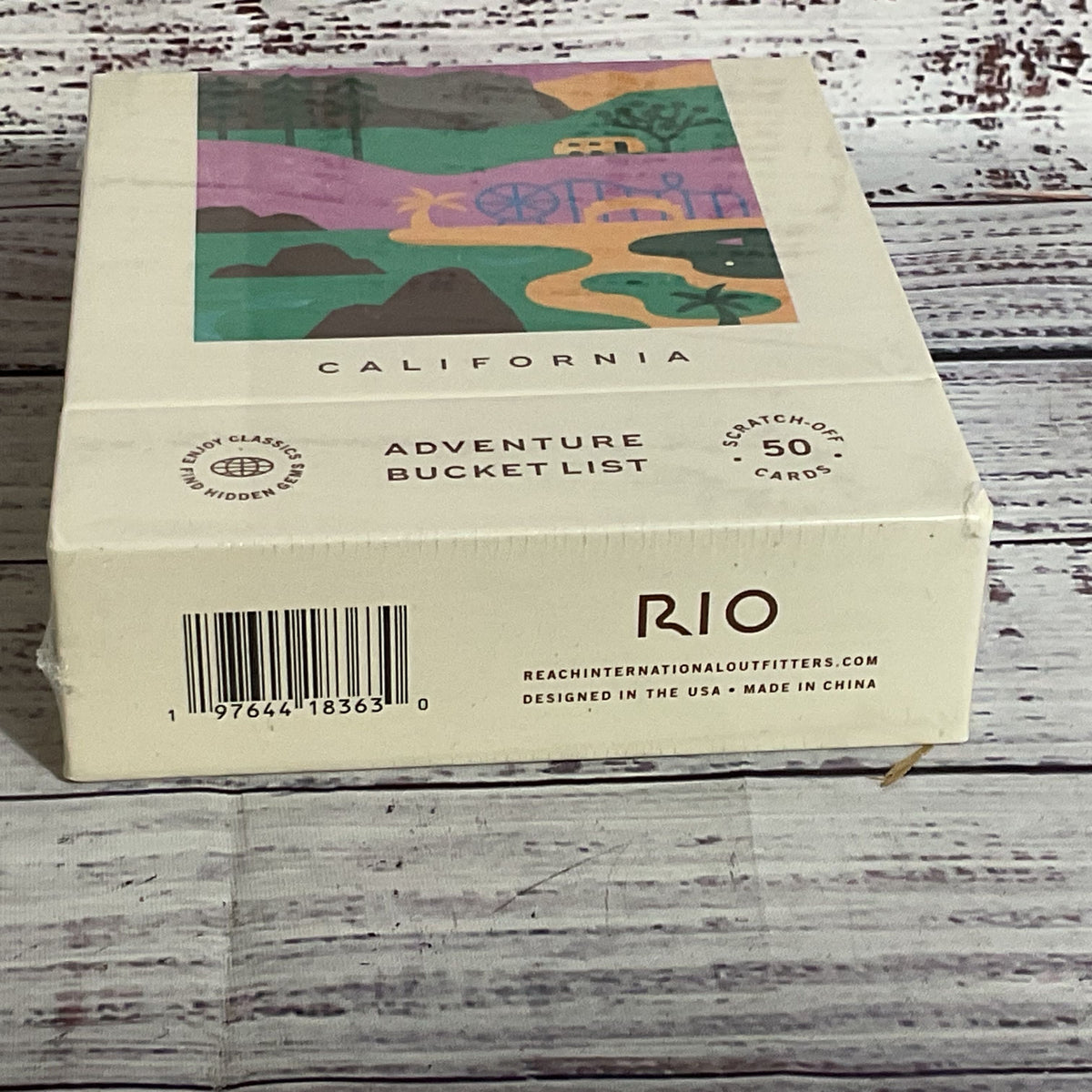 NEW SEALED RIO California 50 Card Adventure Bucket List