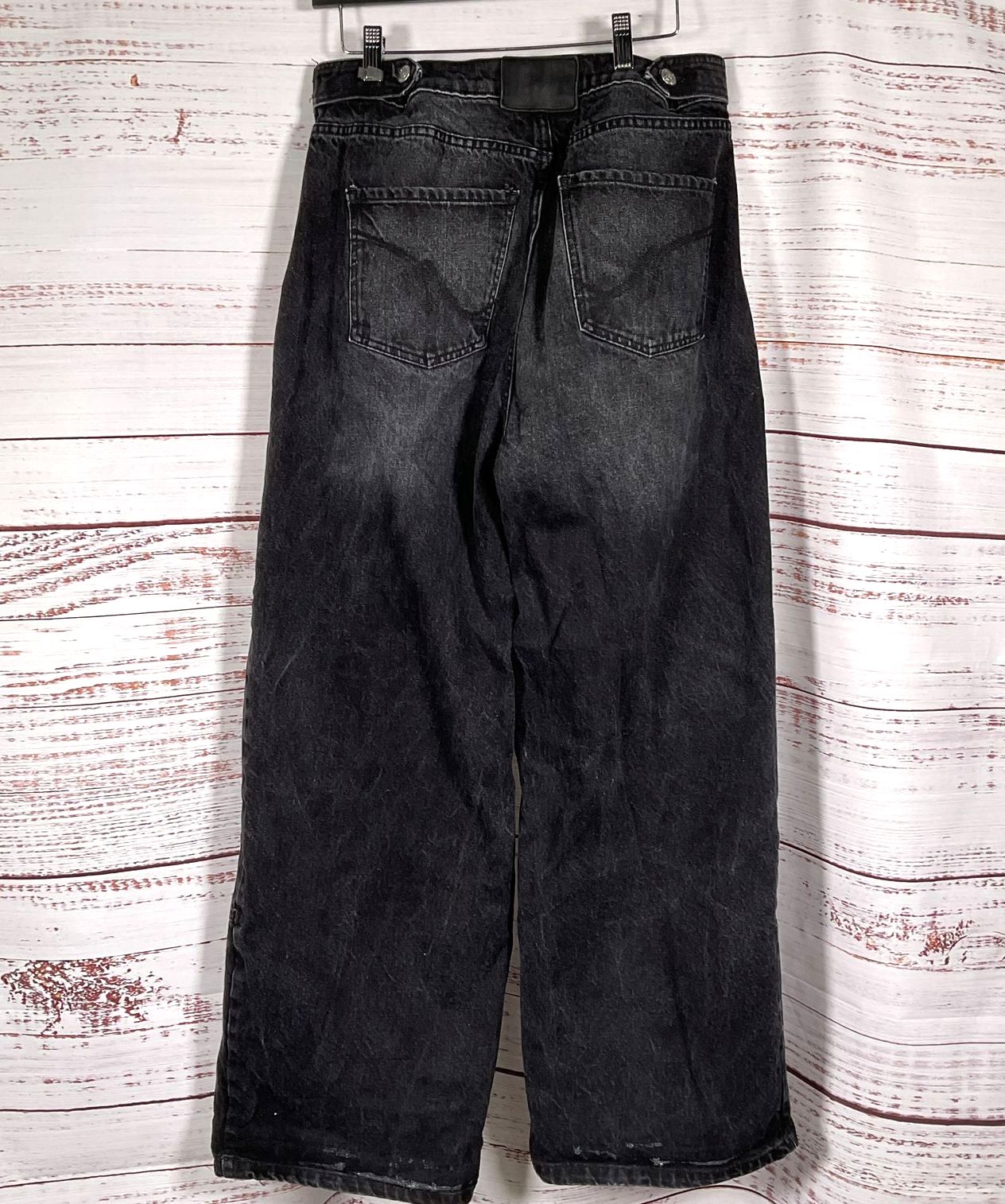 ReVice Denim Wide Leg Jeans Black 30