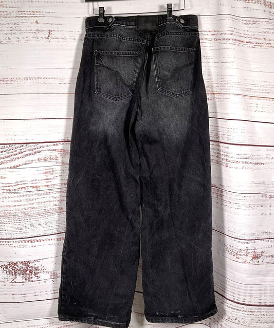 ReVice Denim Wide Leg Jeans Black 30