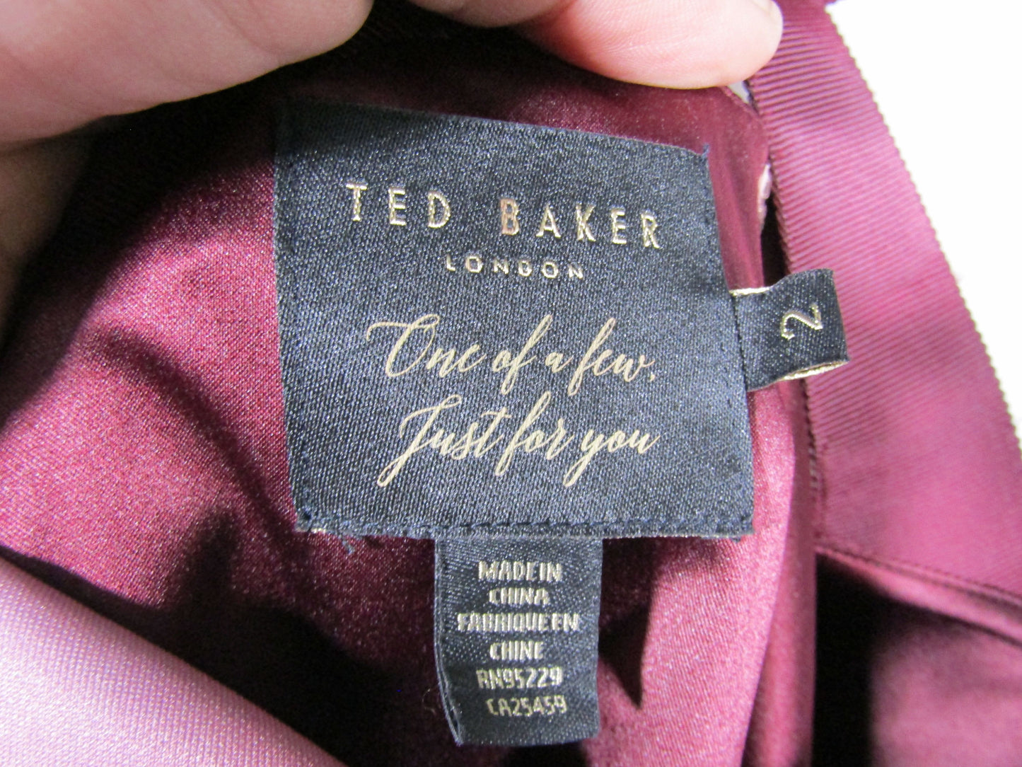 Ted Baker Mallie Women's Porcelain Rose Bodycon Dress Size 6