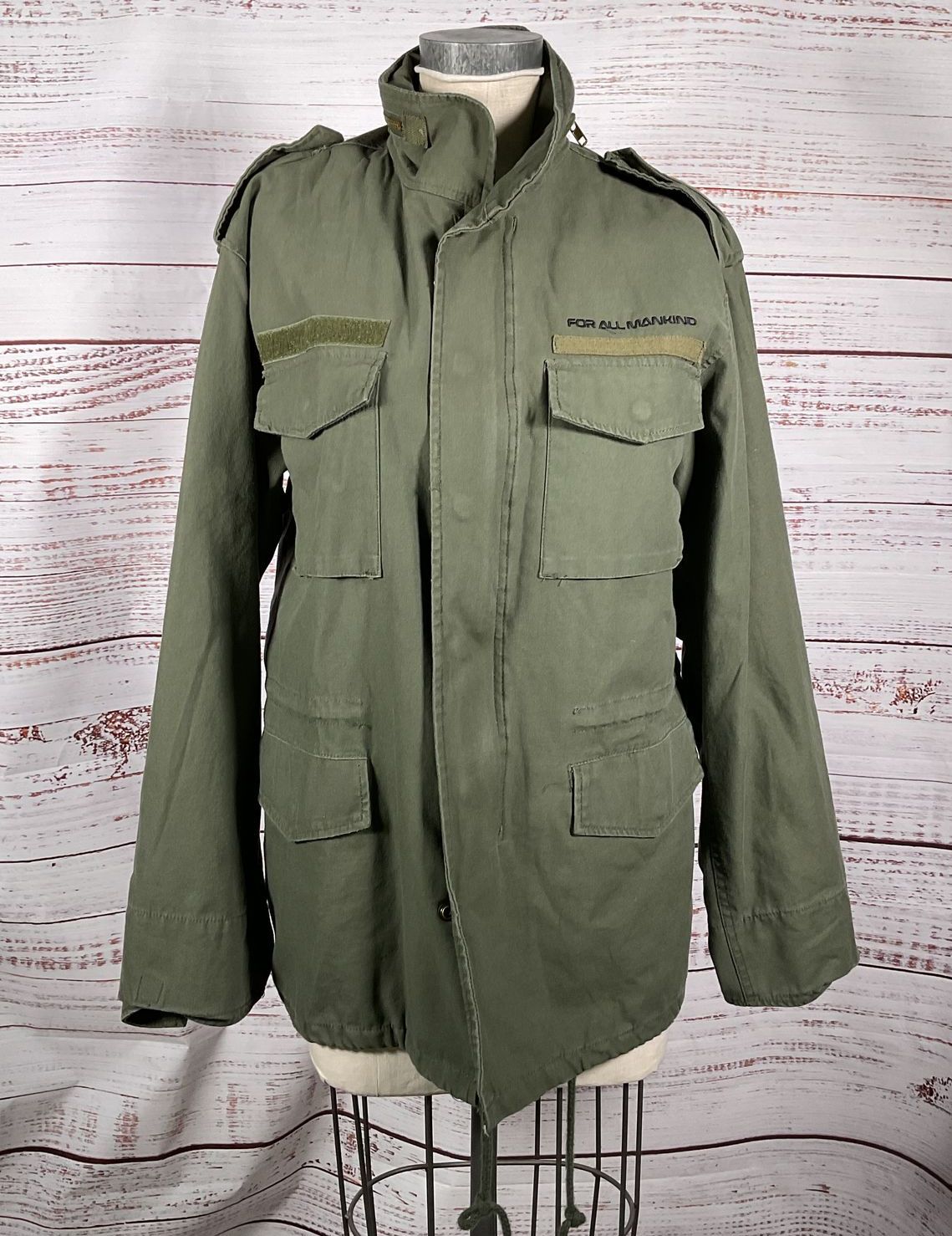 For All Mankind Free Mars Apple TV Jacket Green XS