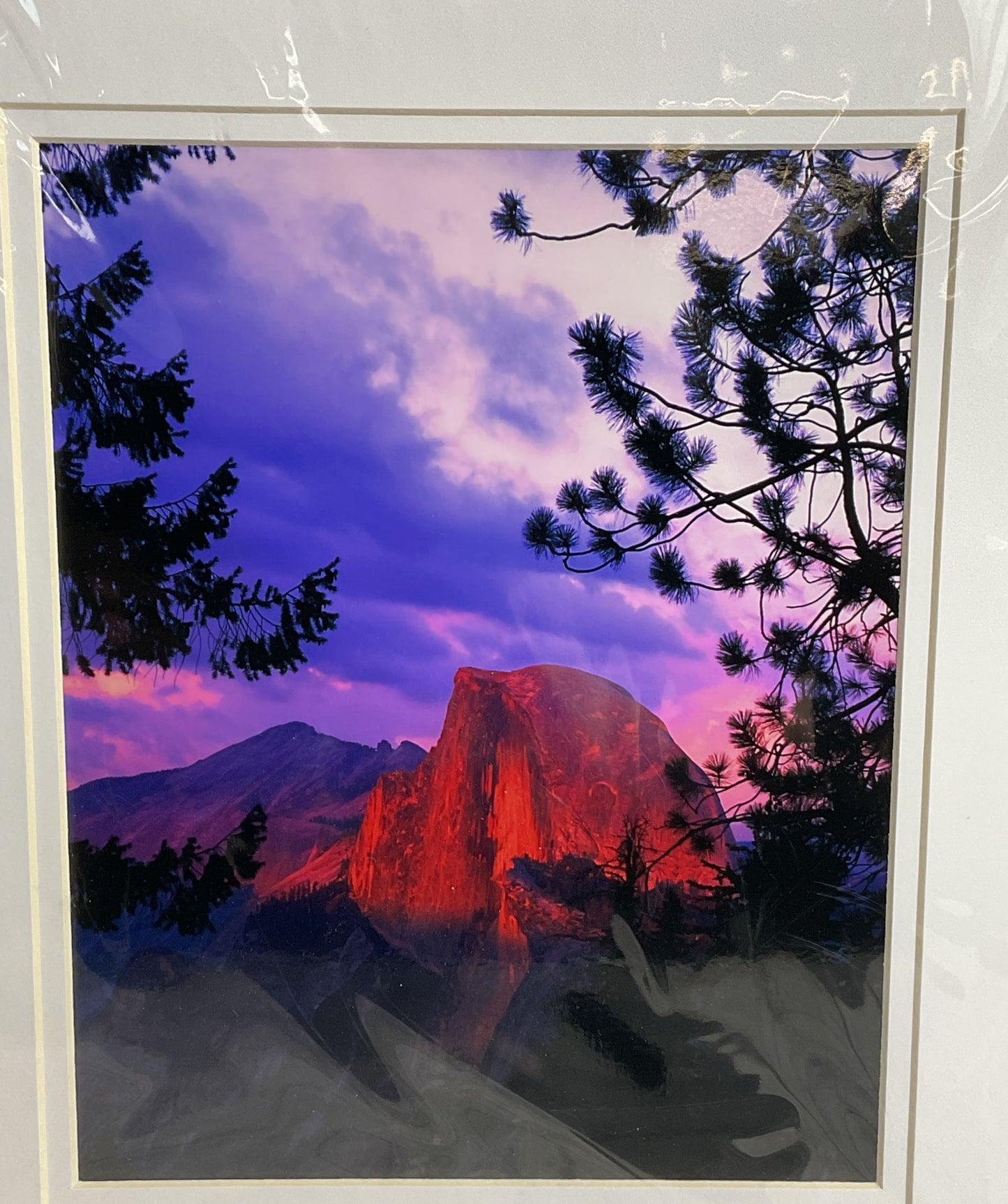 Half Dome Alpine Glow Photograph Signed by Dan Warsinger