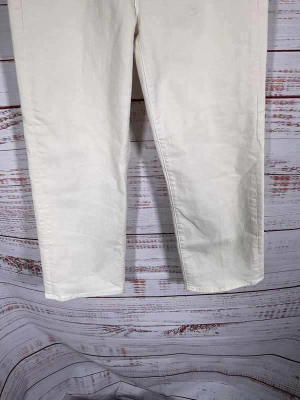 Mother Denim - Lil' Rambler Zip Ankle - Cream Puffs - Size 24 Jeans