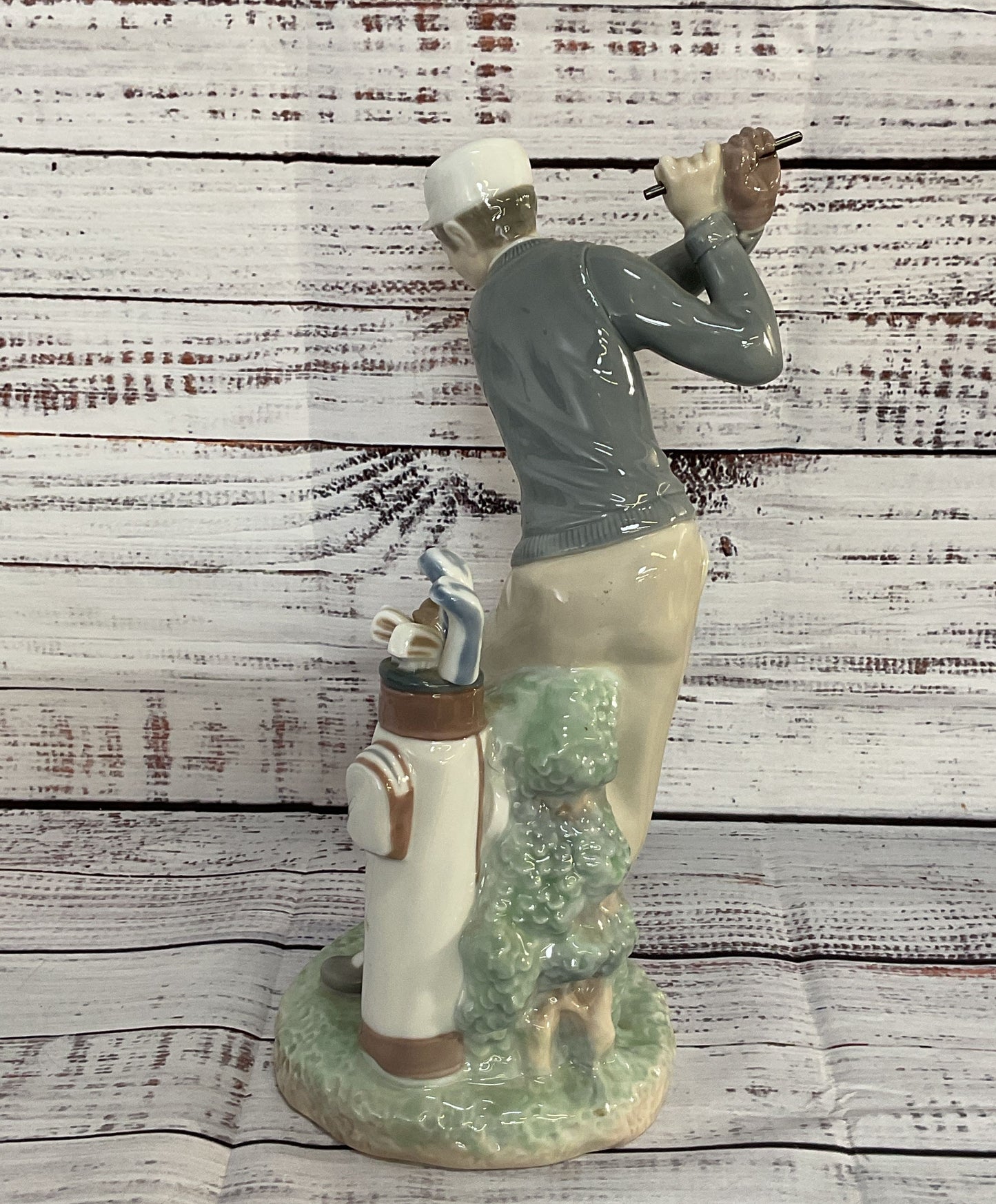 Lladro 4824 Golfer Porcelain Figurine