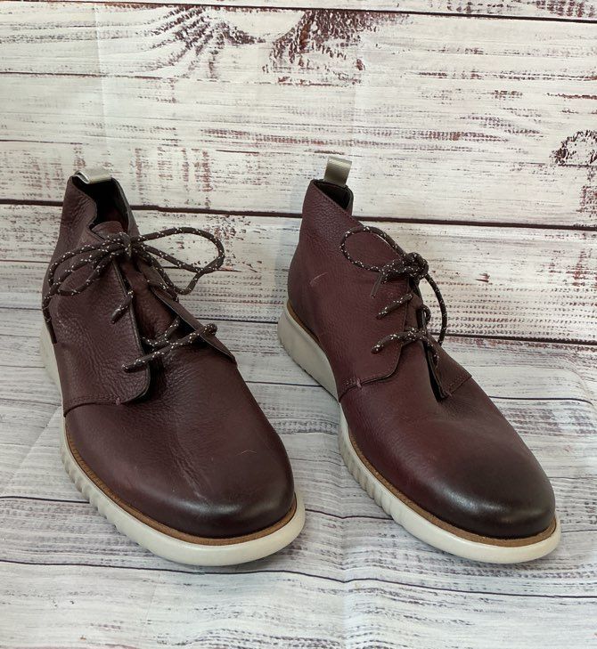 Men's Cole Haan 2.Zerogrand Chukka Boot Burgundy Size 13 EXCELLENT CONDITION!