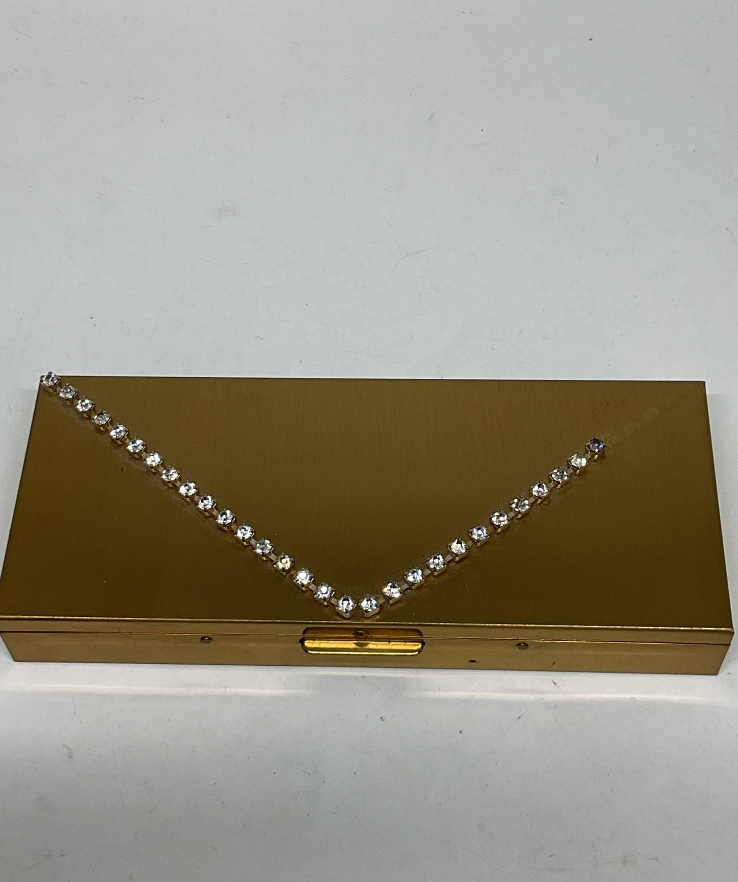 Vintage Pigeon Gold Tone Cigarette Case With Flip Up Lighter