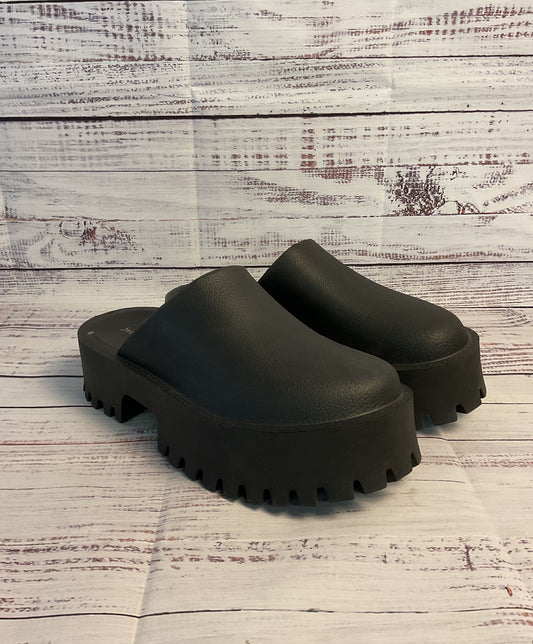 Jeffery Campbell Black Solid Mule Clog Women's Size 9