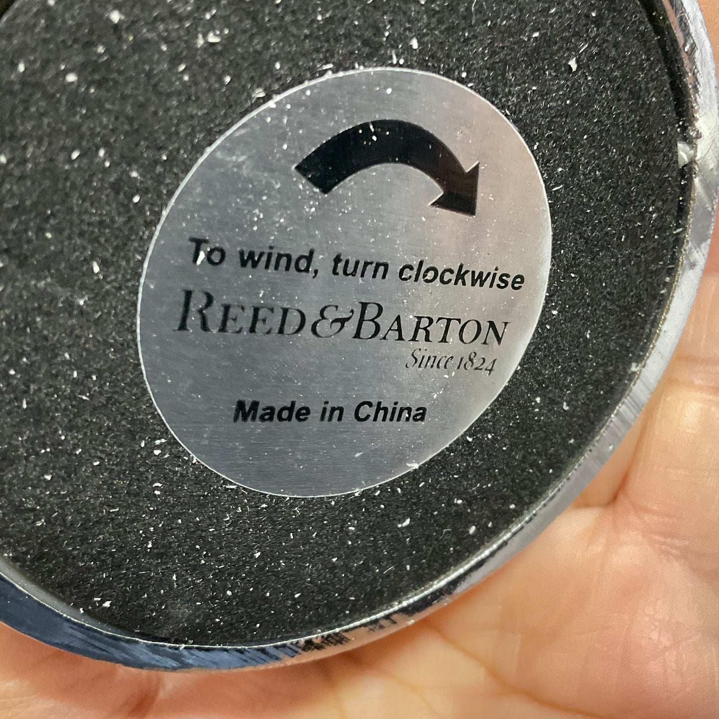 NEW REED & BARTON Snowman "Jingle Bells" Musical Snow Globe-WORKS!!!!