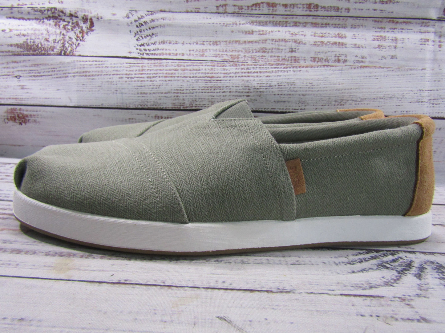 Toms Alp Fwd Men's Green Slip-On Shoes Size 9.5