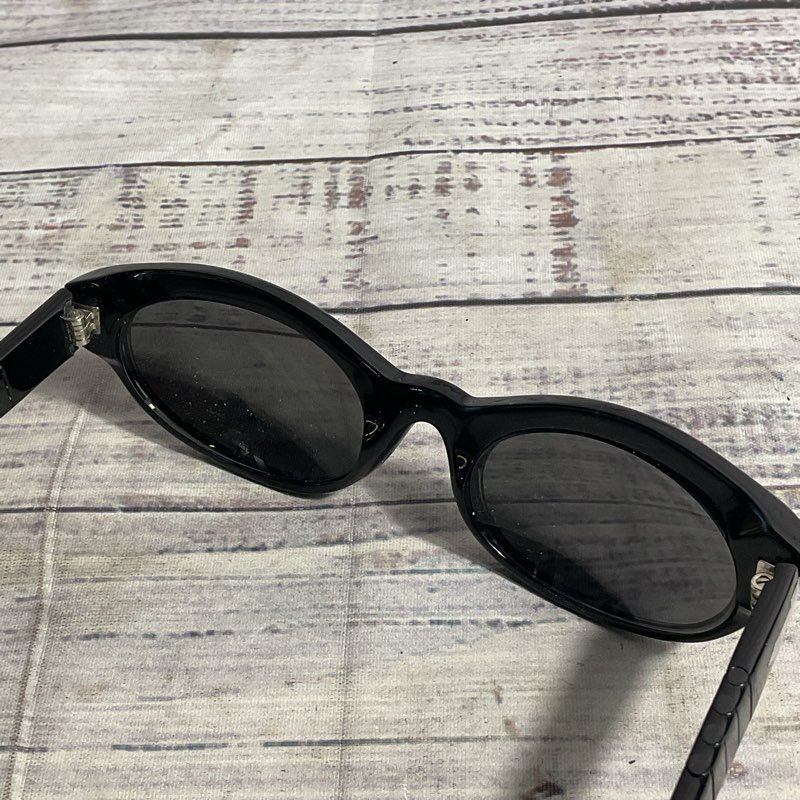 VTG. Persol 864 Black Oval Sunglasses - Size 54-20-137 *FRAMES ONLY*
