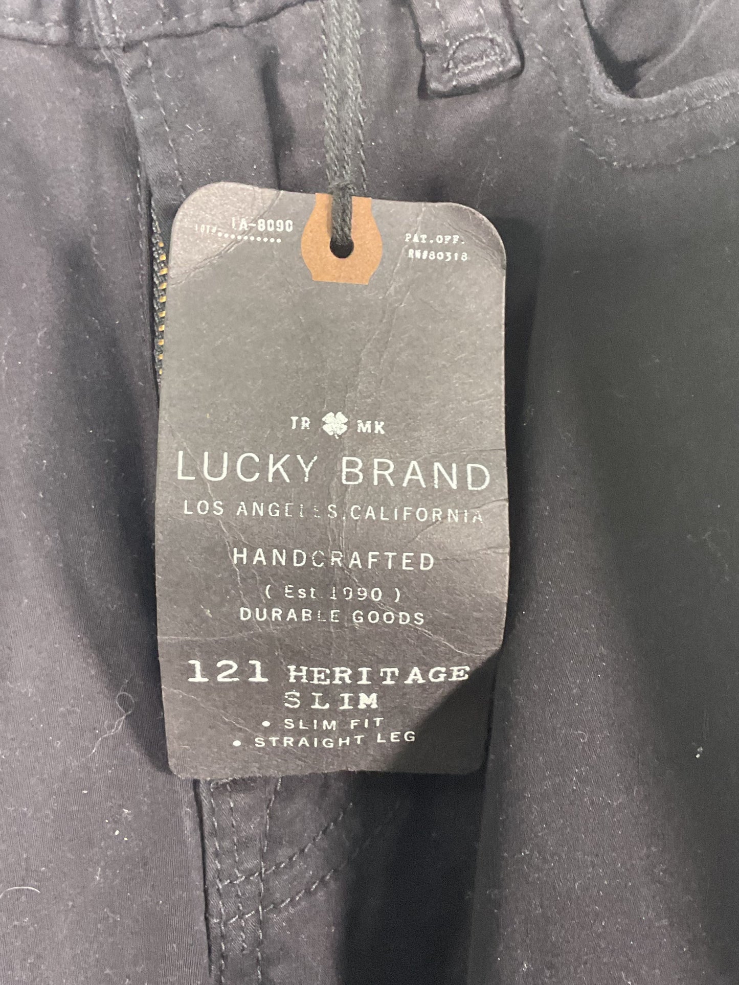 Lucky Brand Slim Straight Black Jeans NWT - Size 29 x 32