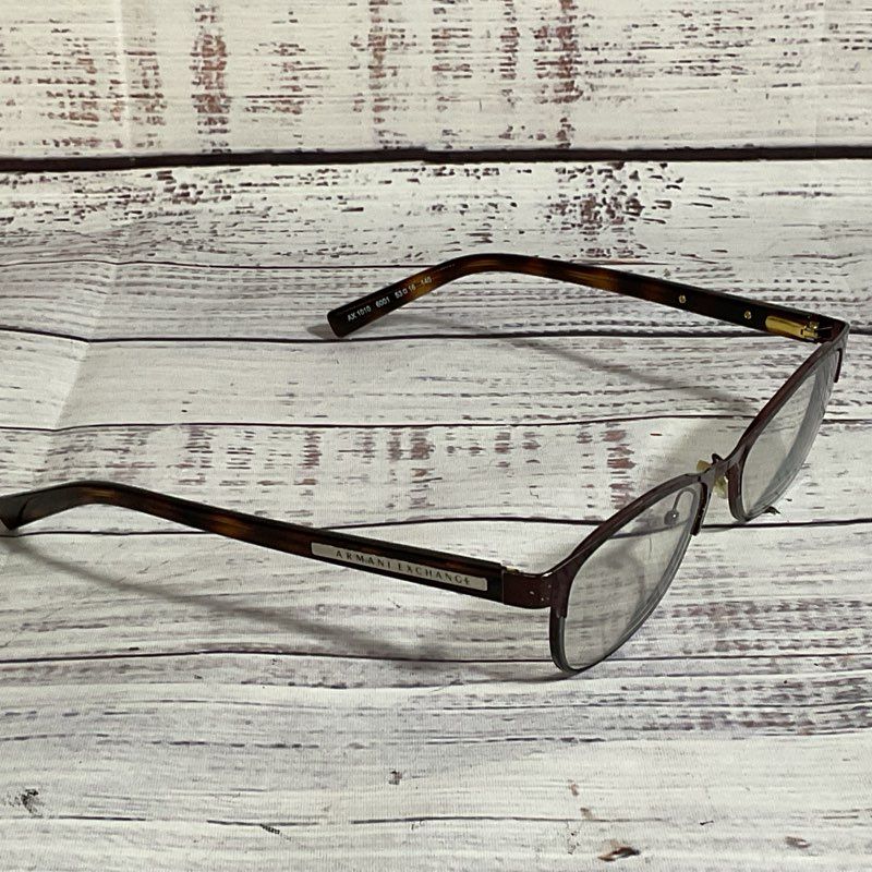ARMANI EXCHANGE AX-1010 6001 Brown Eyeglasses- 53[ ]16 140- FRAMES ONLY