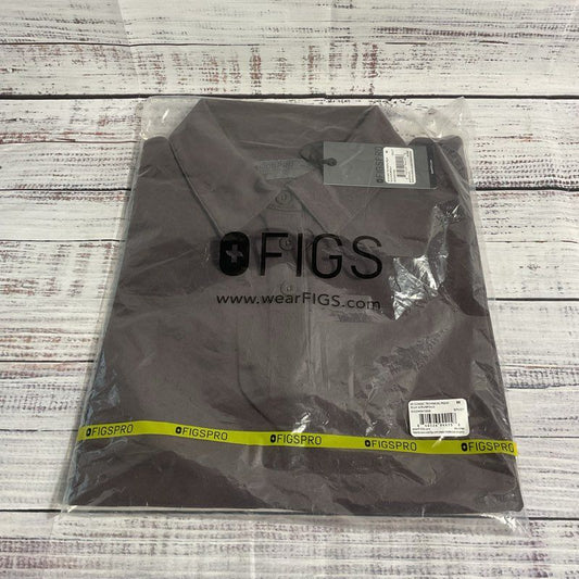 NWT Figs Pro Classic Technical Ella Pique Scrub Polo in Willow - Size M