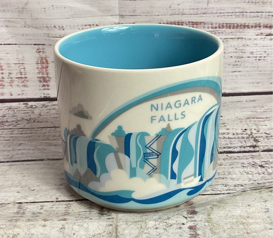 Starbucks You Are Here Canada Niagara Falls Set of 2 Mugs Multicolor