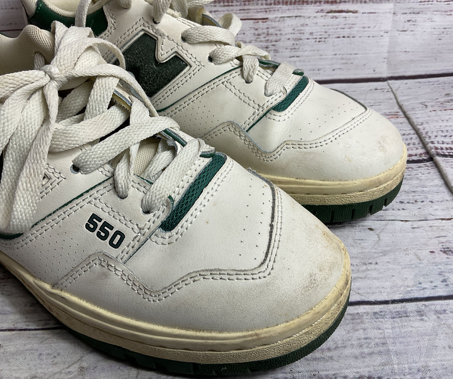 New Balance Aimé Leon Dore 550 Sneakers White Green 5.5