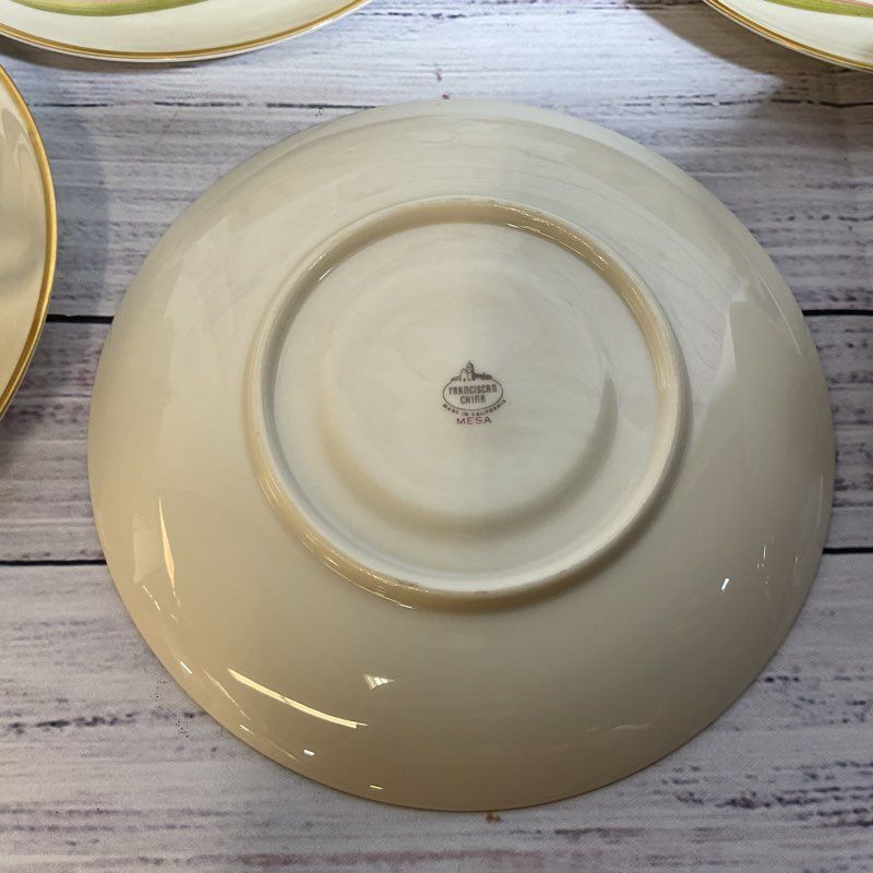 Set of 8 FRANCISCAN "Mesa" Teacups & Saucers