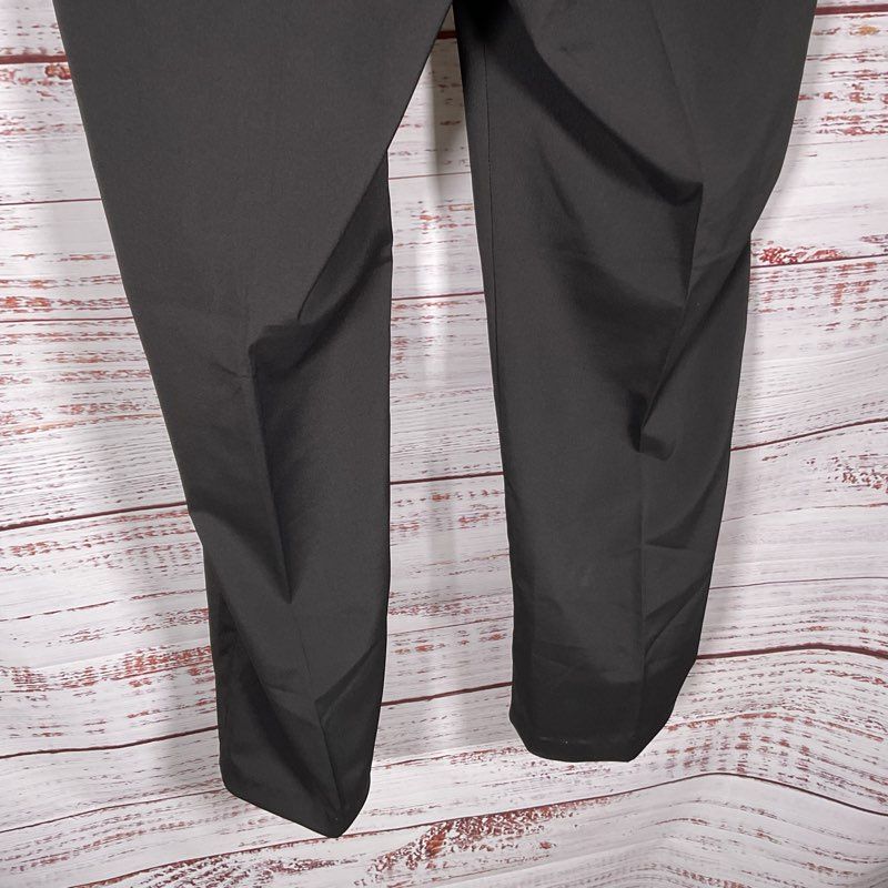 NWT Greg Norman Performance Pants Black Stretch Fit Golf Trouser Pants 36x30