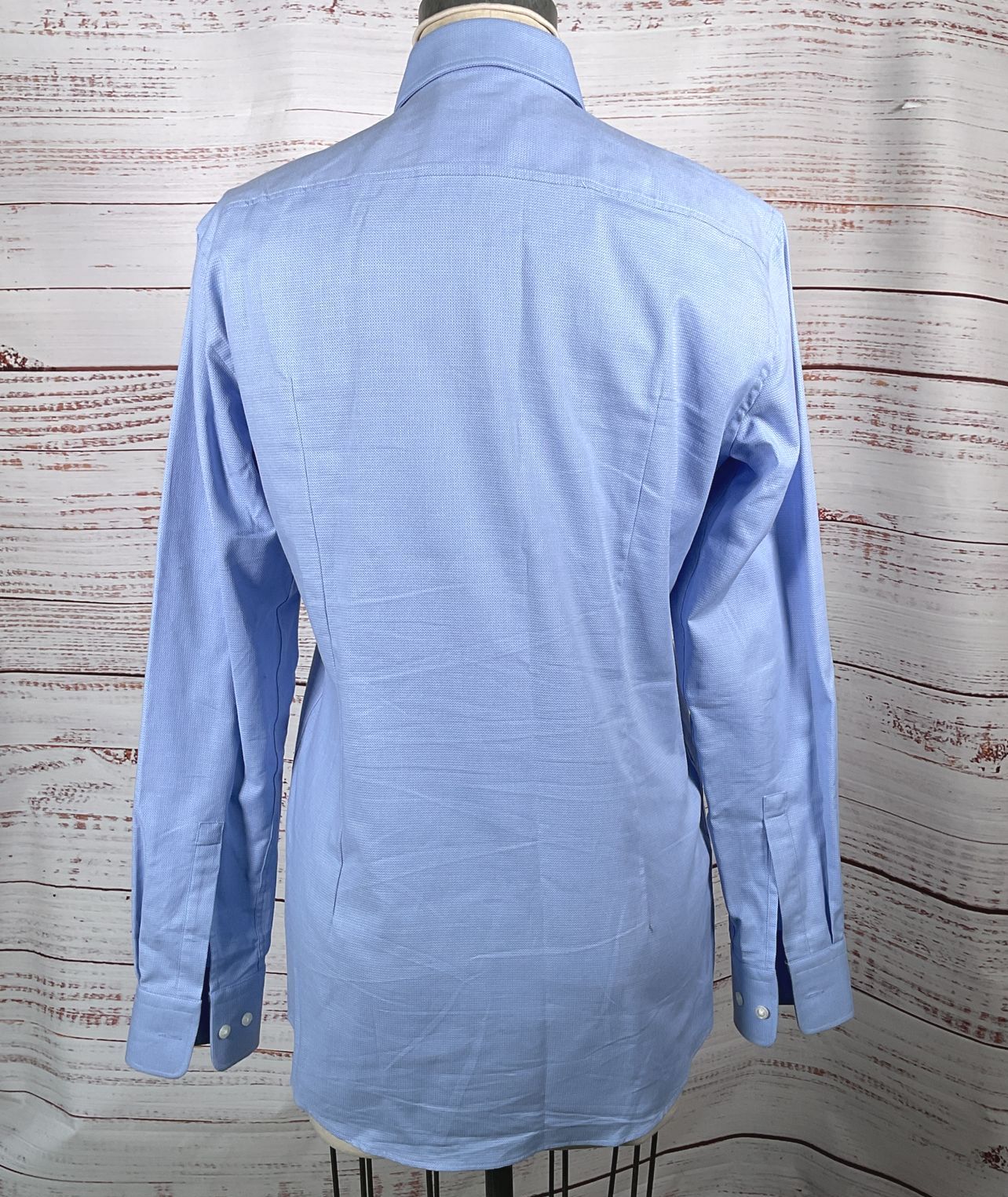 Boss Hugo Boss Blue Sharp Fit Button Down Dress Shirt Blue 15 32/33