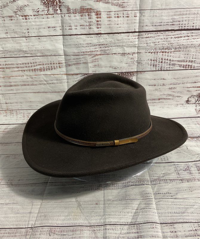 Cody James Men's Dark Brown Wool Cowboy Hat Size L