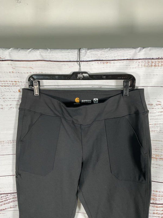 CARHARTT Force Leggings Women's L 12/14 Tall Black Fitted Utility Yoga Pants