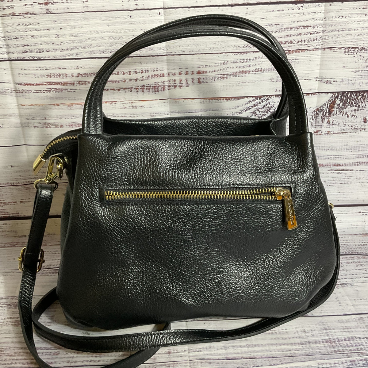 BARONCELLI Women's Black Crossbody/Handbag Purse