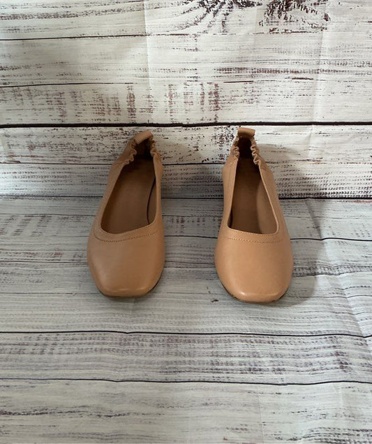 Women's Everlane Tan Leather Low heel Pump Size 7