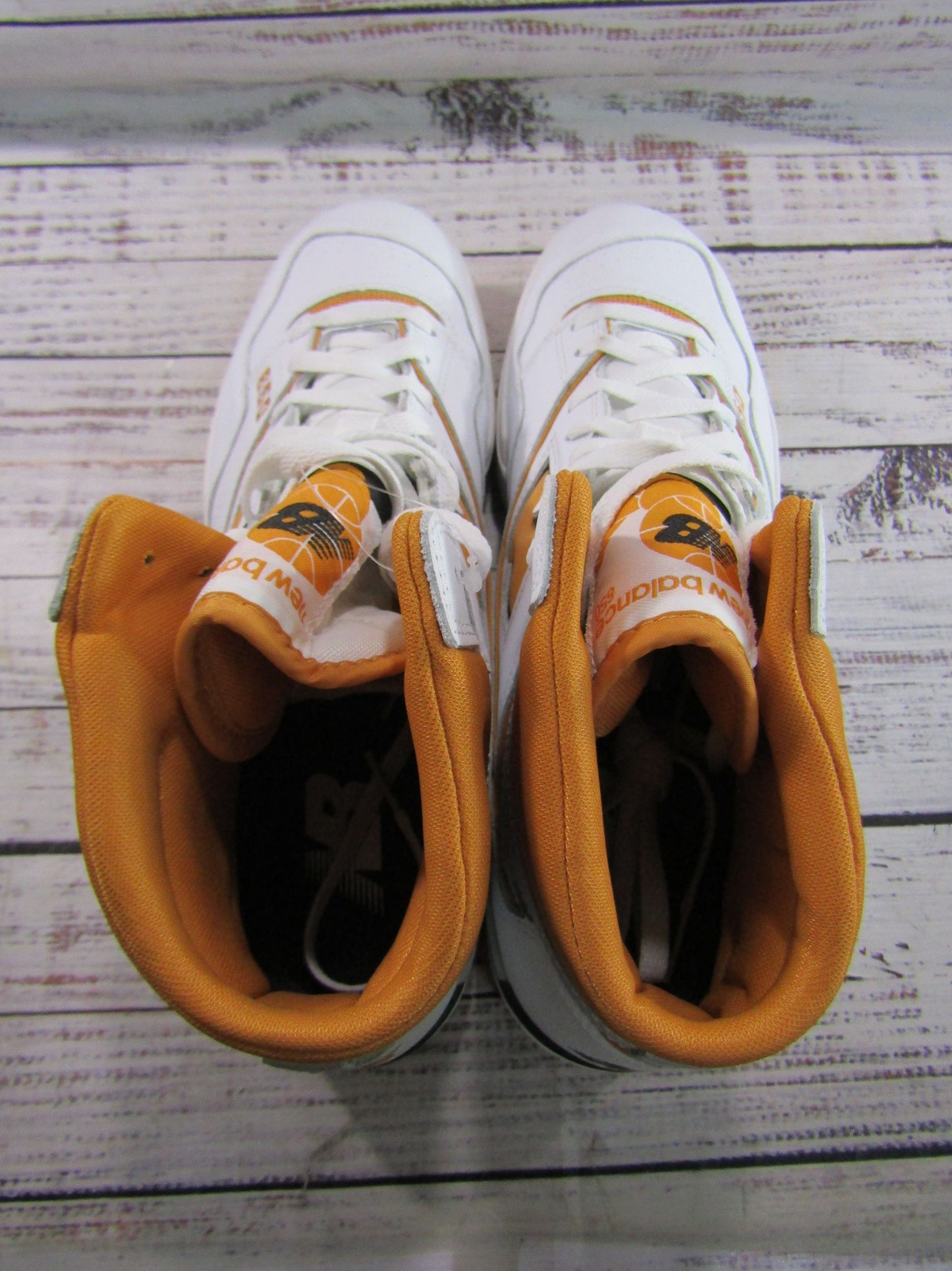 New Balance 650 Men's White Leather High Top Sneakers Size 13 BB650RCL