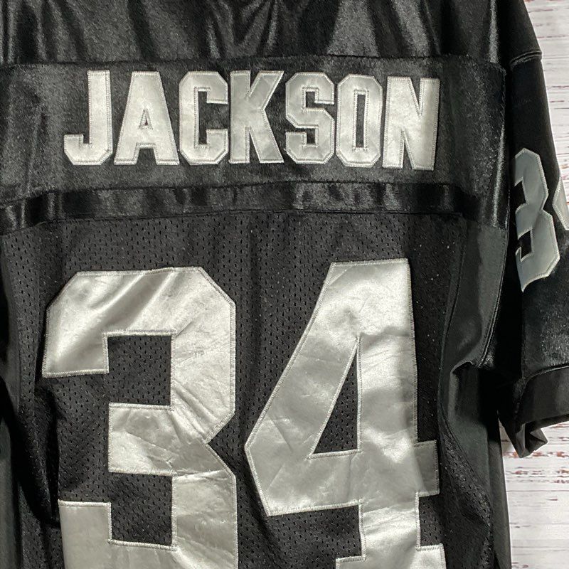 VTG. 1990 MITCHELL & NESS ThrowBacks Bo Jackson #34 Jersey- SZ 48