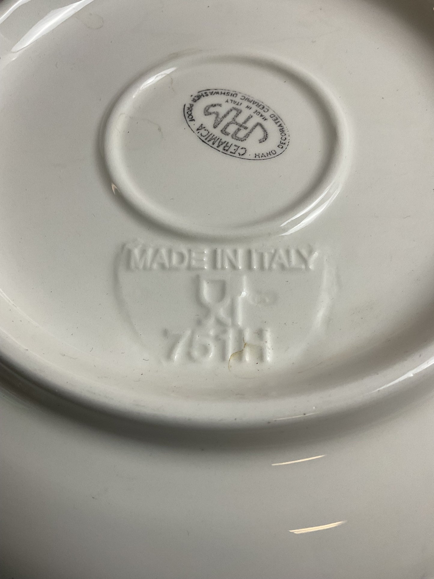 Varm Ceramica 13.5" Vegetable Painted Serving Bowl