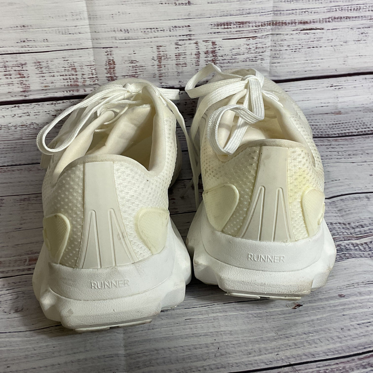 ALO A0590U Unisex White Running Shoes- SZ 8M/ 9.5W