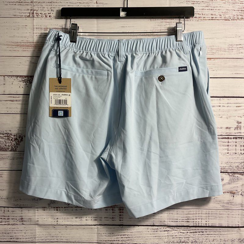 NWT Chubbies Powder Puff Blue Everywear 6" Shorts - Size XL