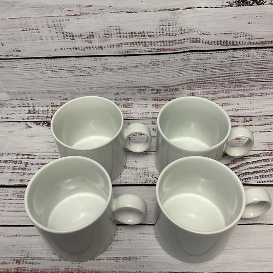 Thomas Rosenthal Group Germany White Ceramic Mug Lot of 4