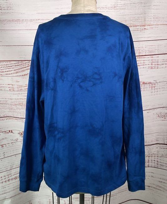 Disney Sorcerer Mickey Mouse Long Sleeve T-Shirt Blue L
