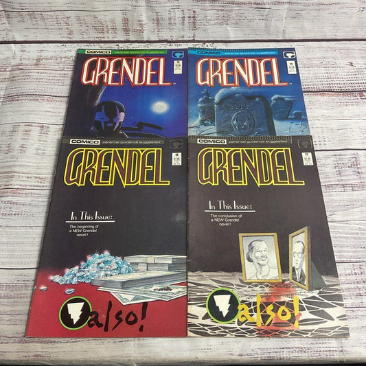 Vintage Grendel #14-17 Comico Comic Book Lot 1988