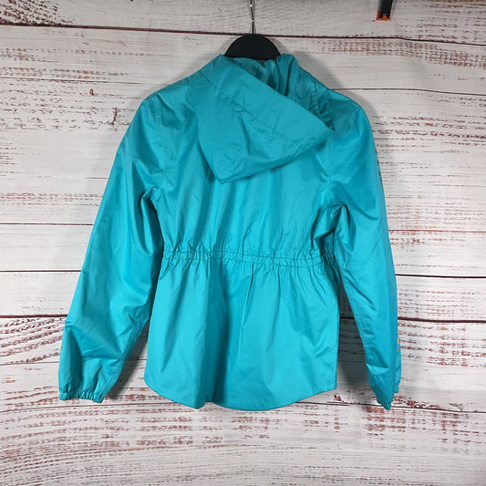 The North Face Teal Scuba Blue Antora Dry Vent Rain Jacket - Girls Size M 10
