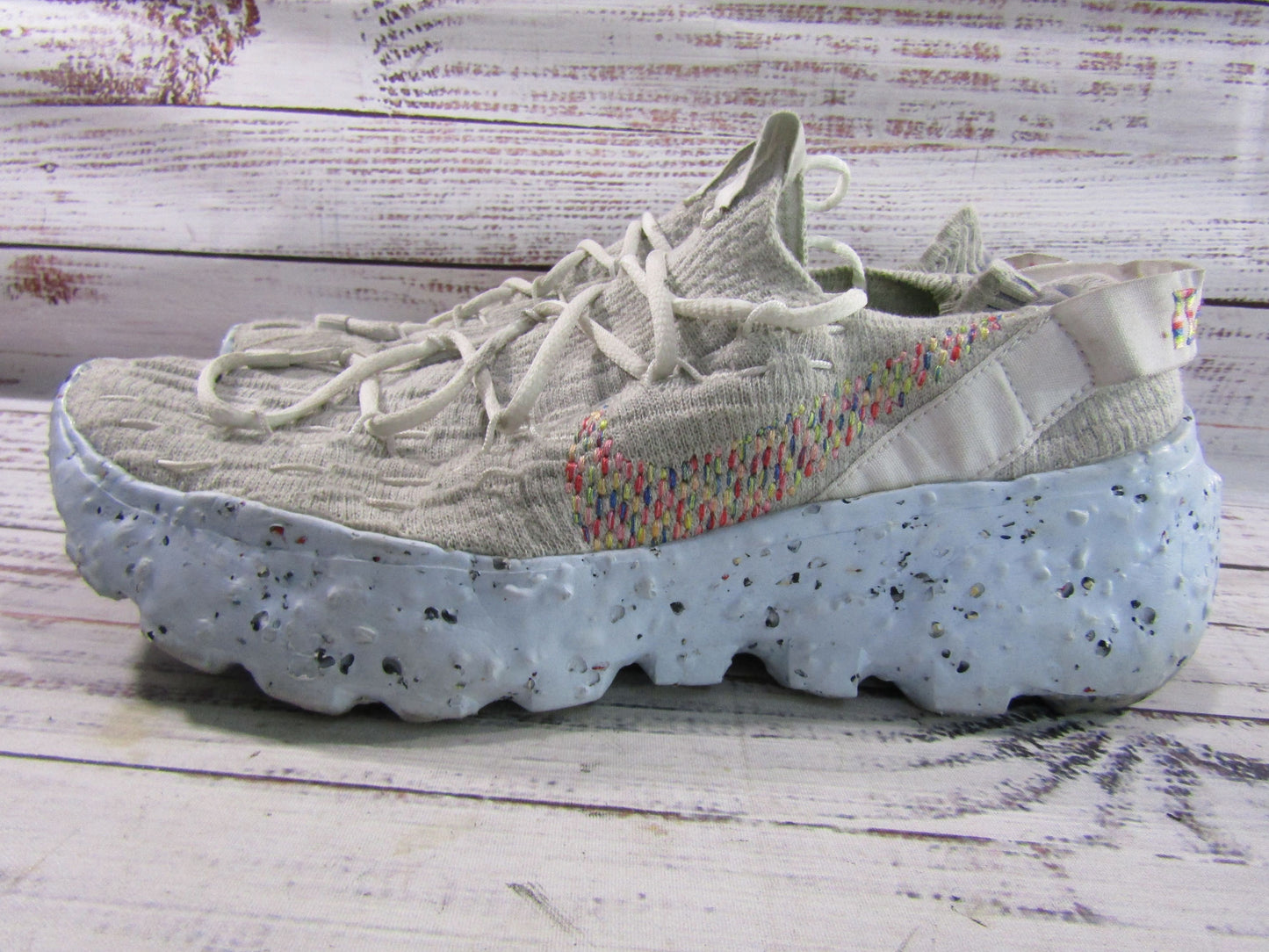 Nike Space Hippie 04 Photon Dust Women's Knit Running Shoes Size CD3476-102