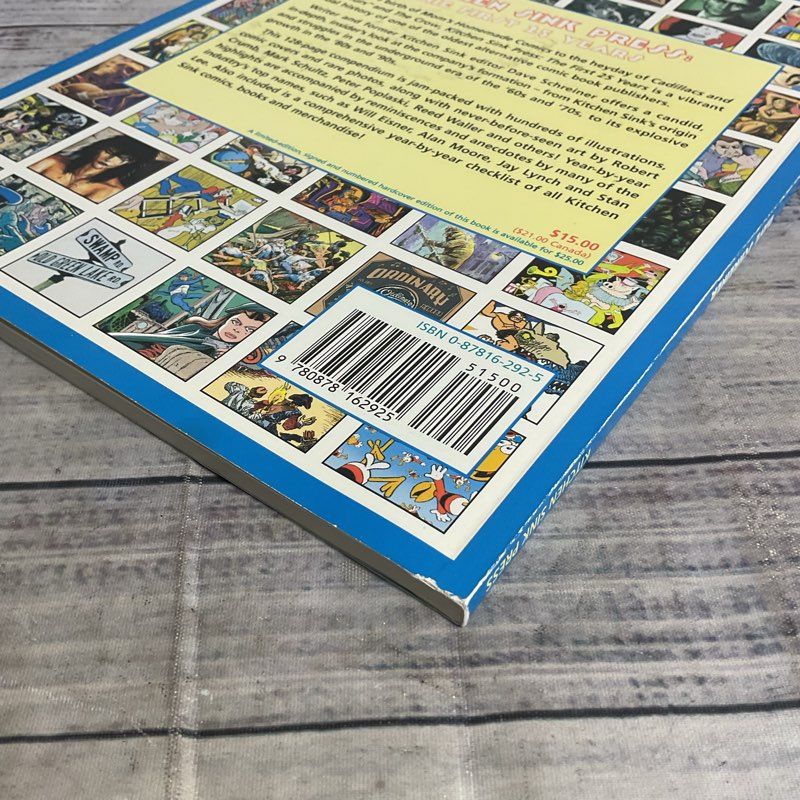 Vtg. 1994 Kitchen Sink The First 25 Years Dave Schreiner 1st Print