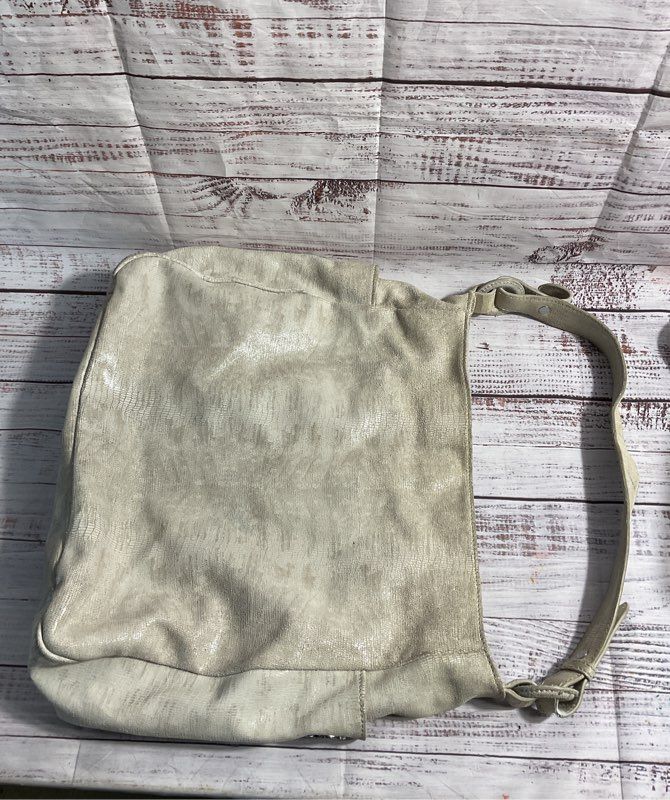 Tory Burch Women's Misty Gray Leather Tote Shoulder Bag