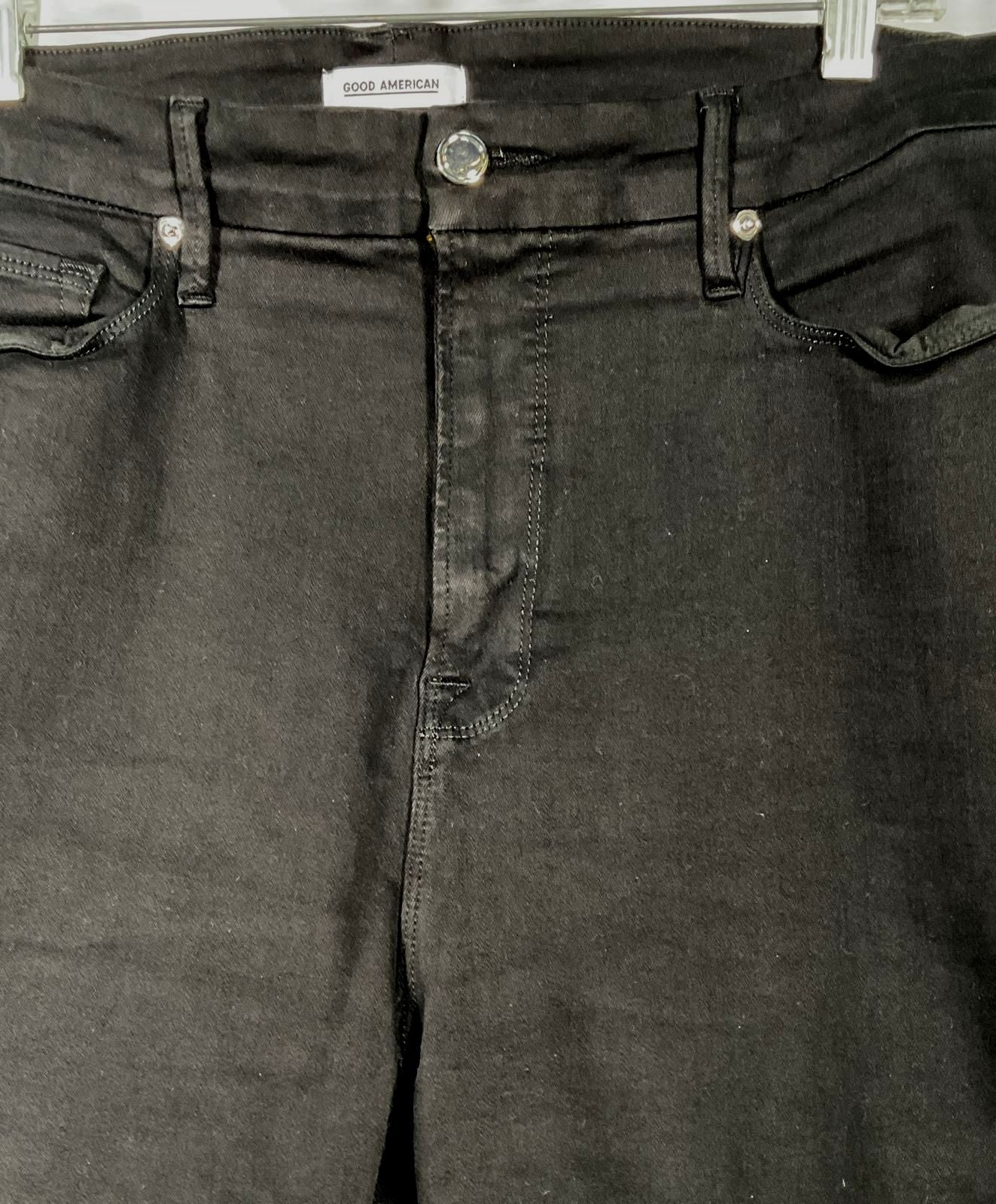 Good American Denim Good Legs Skinny Jeans Black 18