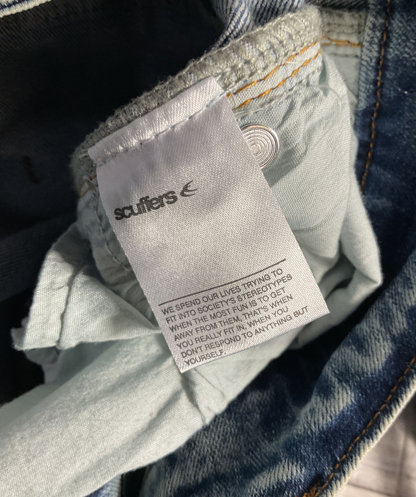 Scuffers Rider Blue Denim Pants Jeans Blue 36