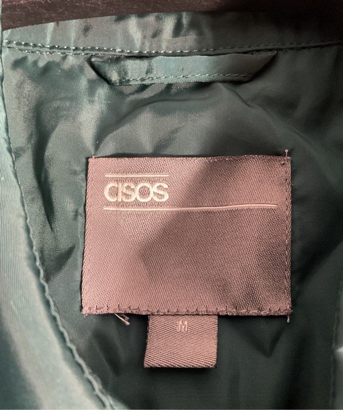 ASOS Men's Dark Green Snap Clusre Jacket Size M USA