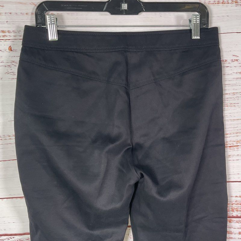Giambattista Valli Black Cotton Cropped Dress Pants - Size 28