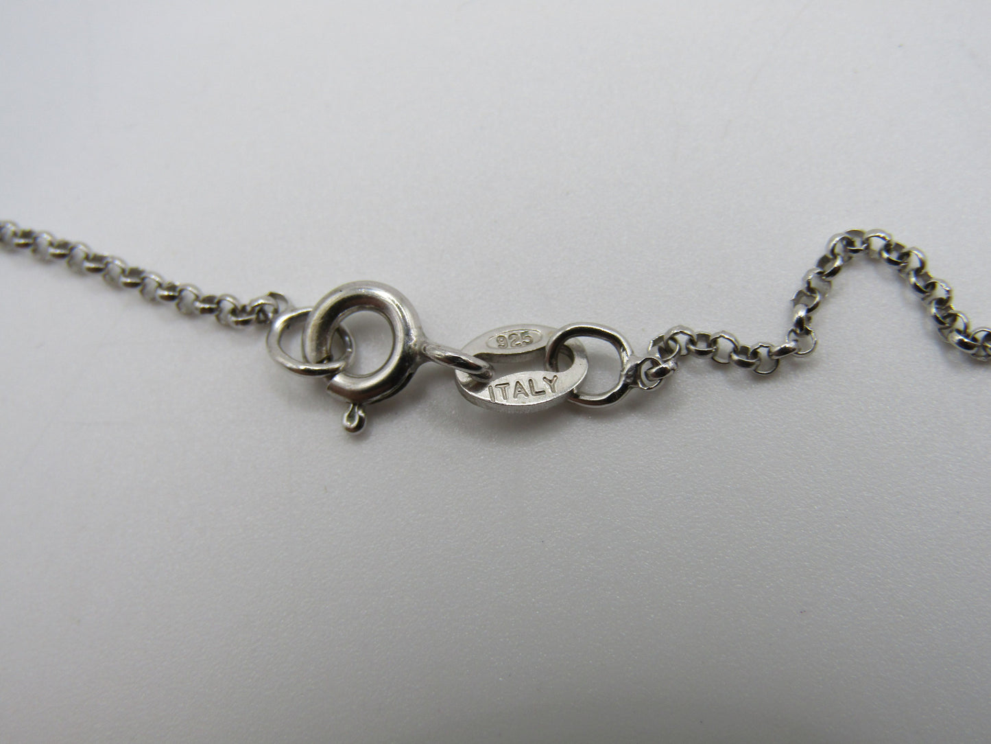 Sterling Silver Cubic Zirconia Accent Shin Mezuzah Pendant Necklace