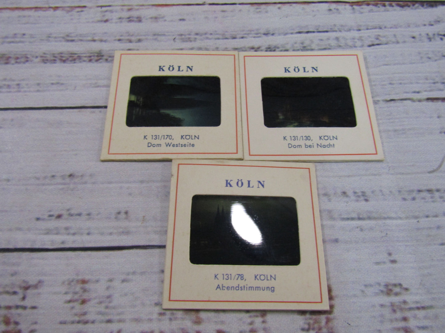 Lot of 32 Slides Diapositive Veronese Eastmancolor.Kodak Woodmansterne Koln