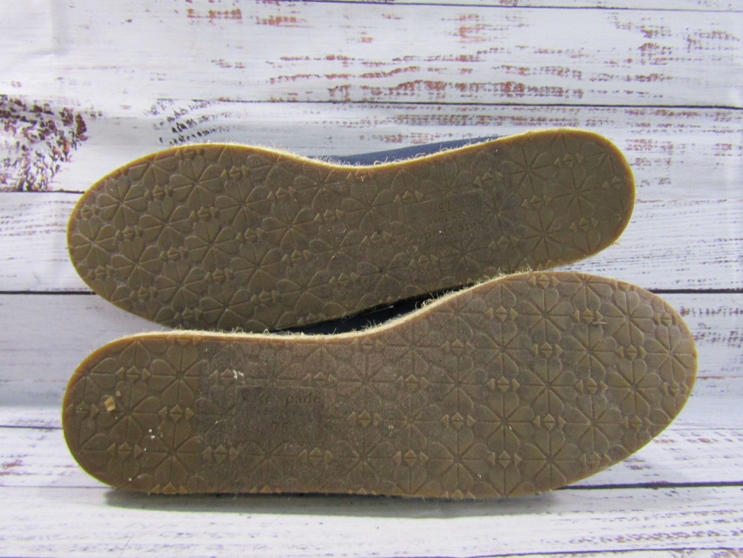 Kate Spade Aflutter Women's Butterfly Embroidered Espadrilles Flat Size 7.5