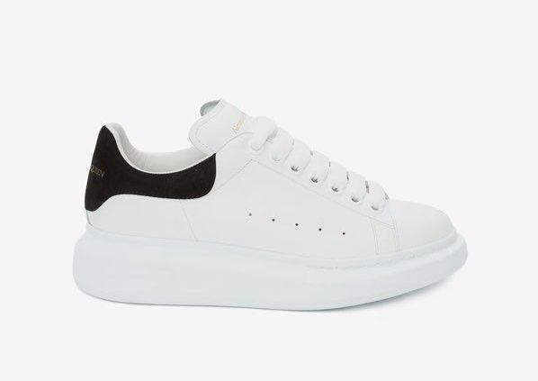 Women's Alexander McQueen Oversized Leather Sneakers Size 36 US 6 Retail $590