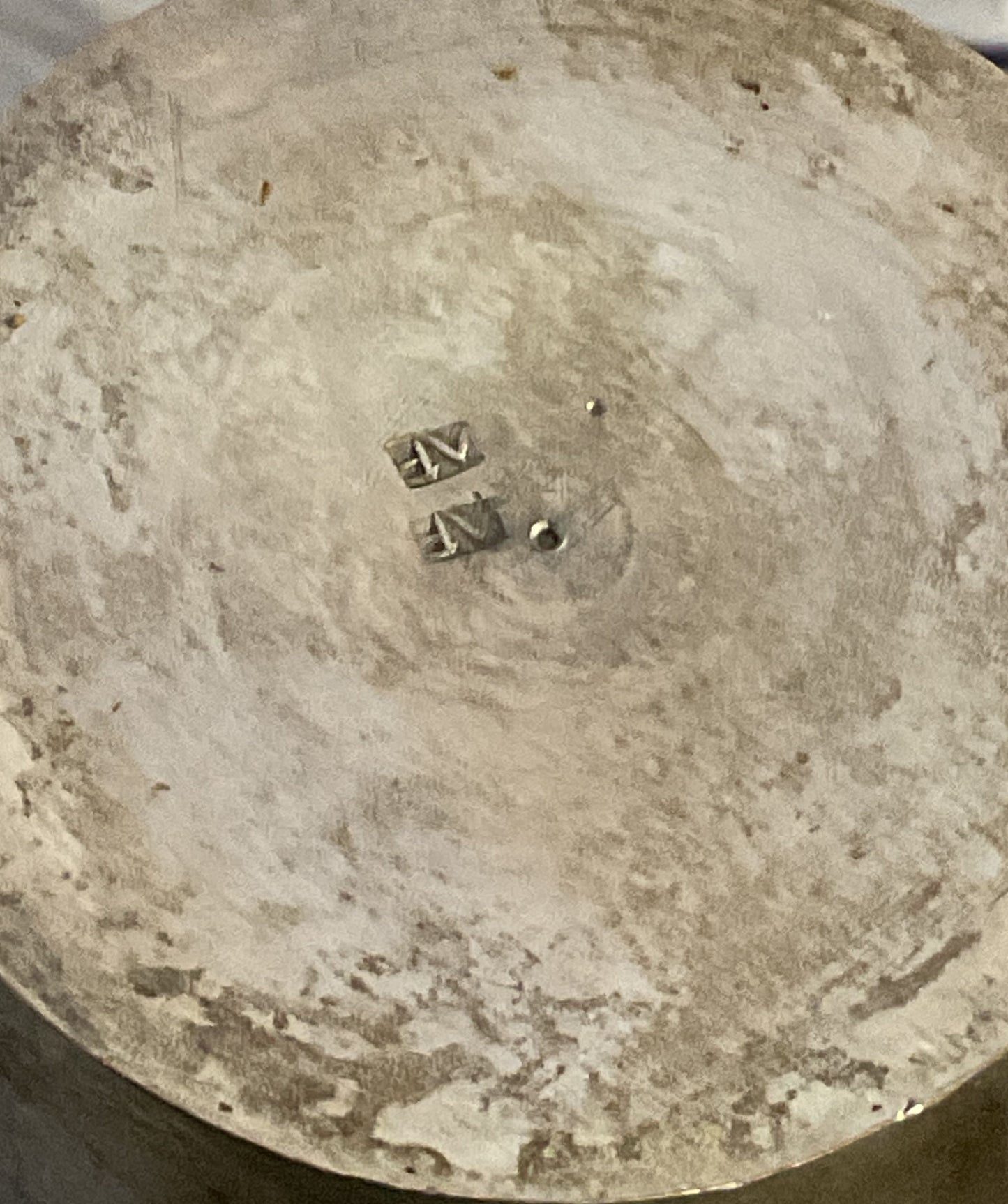 Vintage Etched Floral Cocktail Shaker & Cups Bar Set Tin