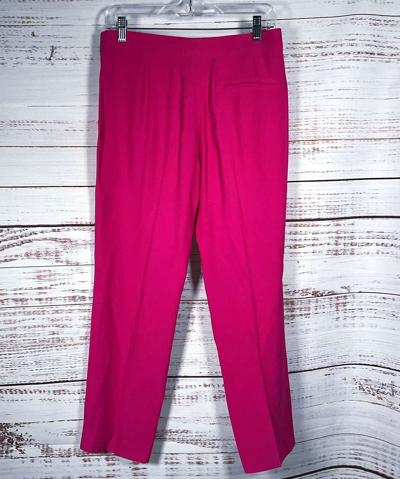 Alexander McQueen Crepe Cropped Straight-Leg Trousers Pink
