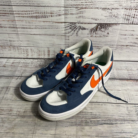 Nike SB Adversary Navy Blue/Orange Canvas Sneaker Men's Size 10 Shoe